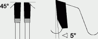 HM Kreissaegeblaetter - TZ Geometrie Ausklink