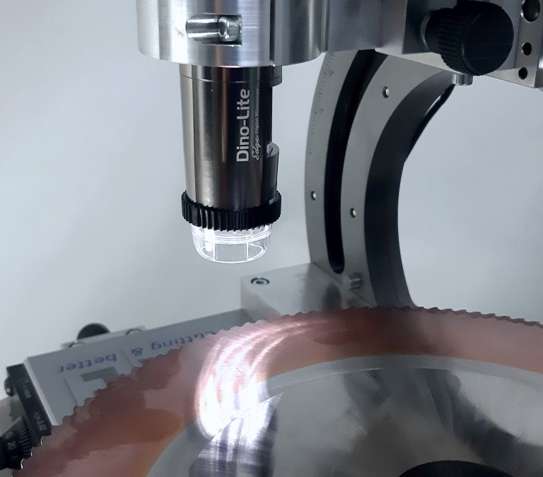 Messung Zahngeometrie Metallkreissaegeblatt