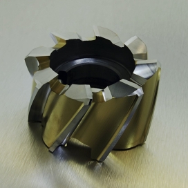 HSS Walzenstirnfraeser mit Eckenfase nach Mass.